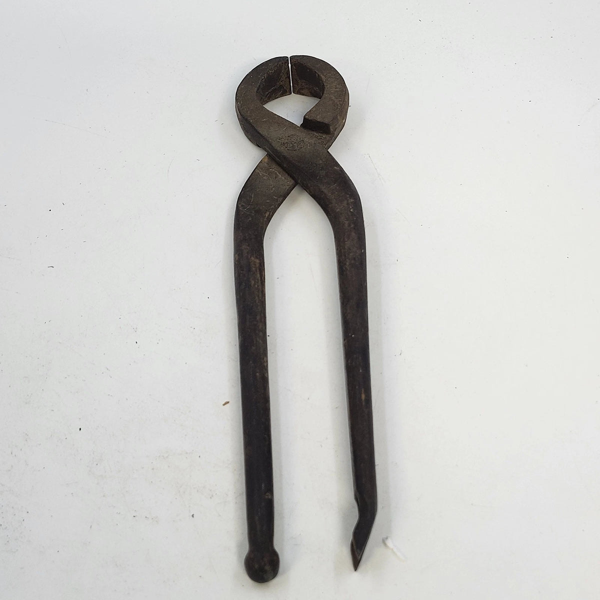 Diamond No. 141 Farrier Horseshoe Nail Nipper Cutter 10" Forged Steel Vtg Tool
