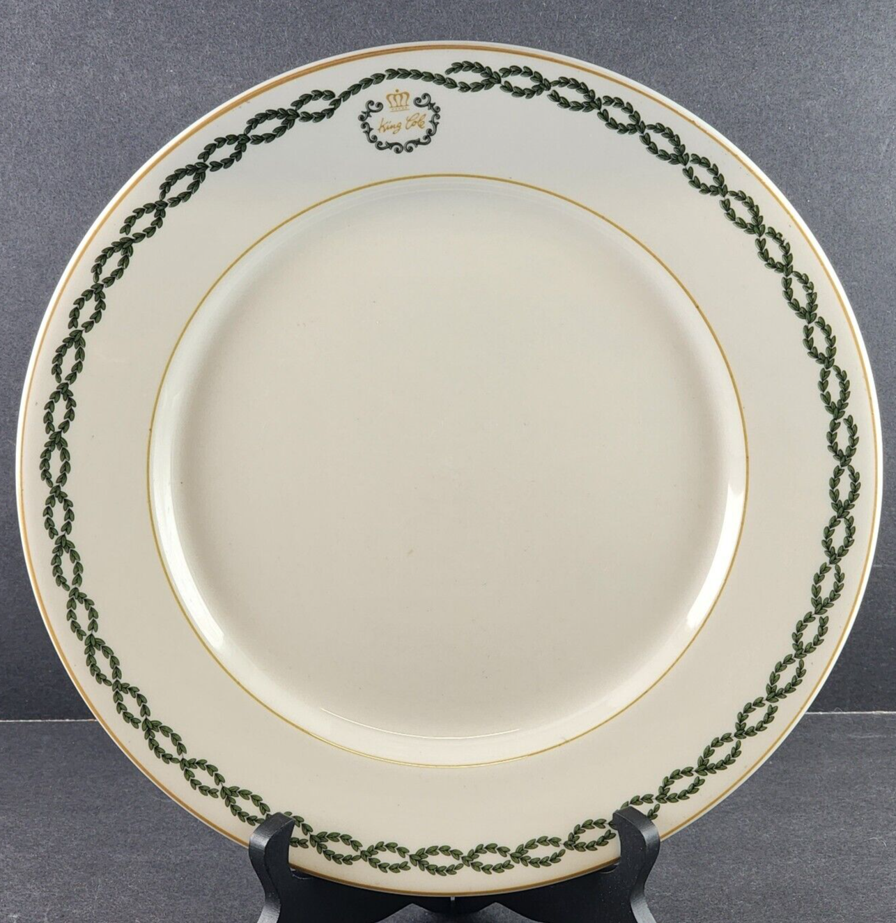 7 Dinner Plates Shenango China King Cole Restaurant Pattern Anchor Hocking 11"d