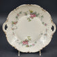 Haviland Limoges "Rebecca" Round Serving Tray – 10" Porcelain with Scalloped Edge, Raised Trellis & Rose Floral Design – Vintage French Tableware