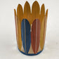Pink Zebra Surfboard Candle Accent Shade Metal 4.25"d Beach Summer Home Decor