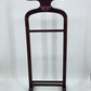 Wood Valet Butler Floor Standing Men's Clothes Suit Wardrobe Rack 45"h x 17"w