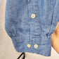 Alexander Julian Colours Men’s Denim Button-Front Shirt Size Large NWT Hong Kong