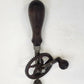 Millers Falls No. 94 Egg Beater Hand Drill 11" Wood Handle Rotary Drill Vtg USA