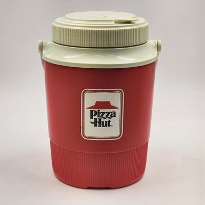 Pizza Hut Model 1502 Half Gallon Red Thermos Cooler by Gott Corp Vintage Rare
