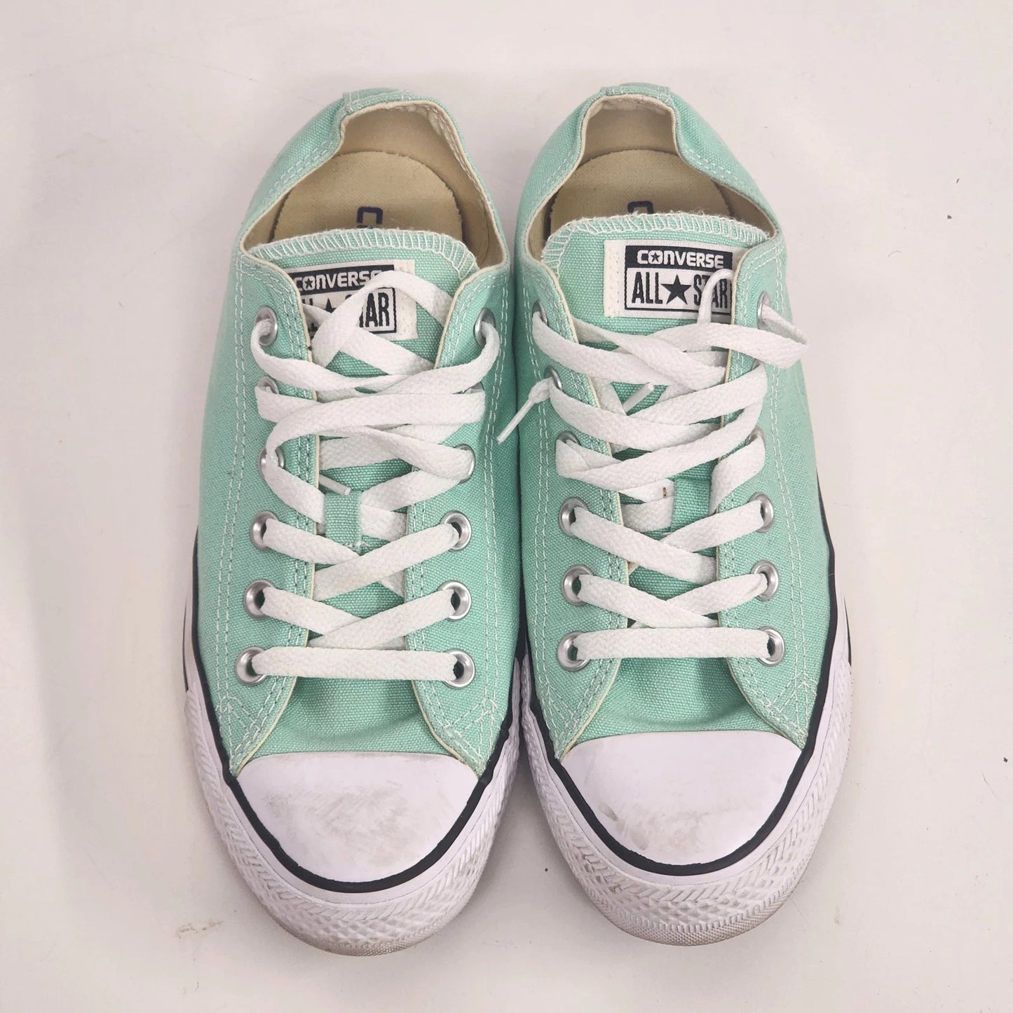 Converse Chuck Taylor All Star Low Top Aruba Aqua Men's 6 Women's 8 Sneakers
