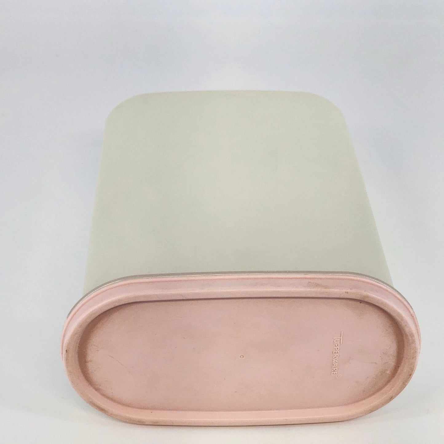 Tupperware 1614-2 Modular Mates Storage Container 9" w Pink Lid 1616-6 Vintage