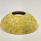 Cantaloupe Bowl Ceramic Mold 6.5" Signed Becky B 1972 Glazed Orange Vintage