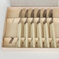 Quikut Snackers 6-Piece Stainless Steel Knife Set Butter Spreaders with Box NOS