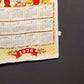 Country Cabinet with Spices 1976 Calendar Linen Kitchen Towel Vintage 27" x 16"
