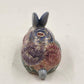 Ethan Allen Home Collection Bunny Rabbit Ceramic Multicolor Floral 5" x 4" x 3"