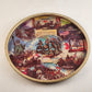 US Bicentennial Patriotic Metal Tray Revolutionary Images 11" Across Vintage