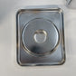 Beautyware Flour Sugar Canister Set Chrome Metal 2-Piece 9" Vintage