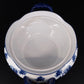 Cracker Barrel Blue White Floral Soup Tureen Serving Bowl with Lid Porcelain Vtg