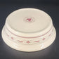 Longaberger Woven Tradition Red 2 Qt Open Casserole Dish 10.5" Round Pottery USA
