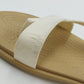 Crocs Iconic Comfort Tulum Sandals White Straps Women's 7 Buckle Comfort Slipper
