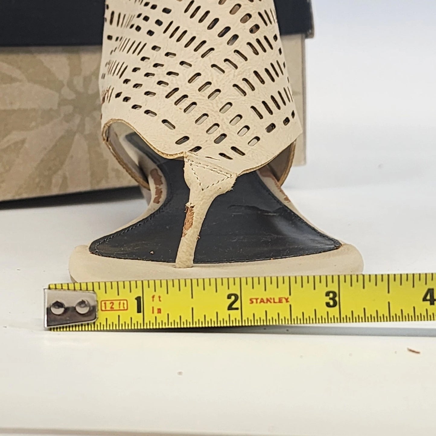 Ruff Hewn Floyd Caged Gladiator Sandals Off White Women 8