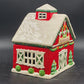 Cheryl's Cookies Cookie Jar Reindeer Stables Certified International Christmas