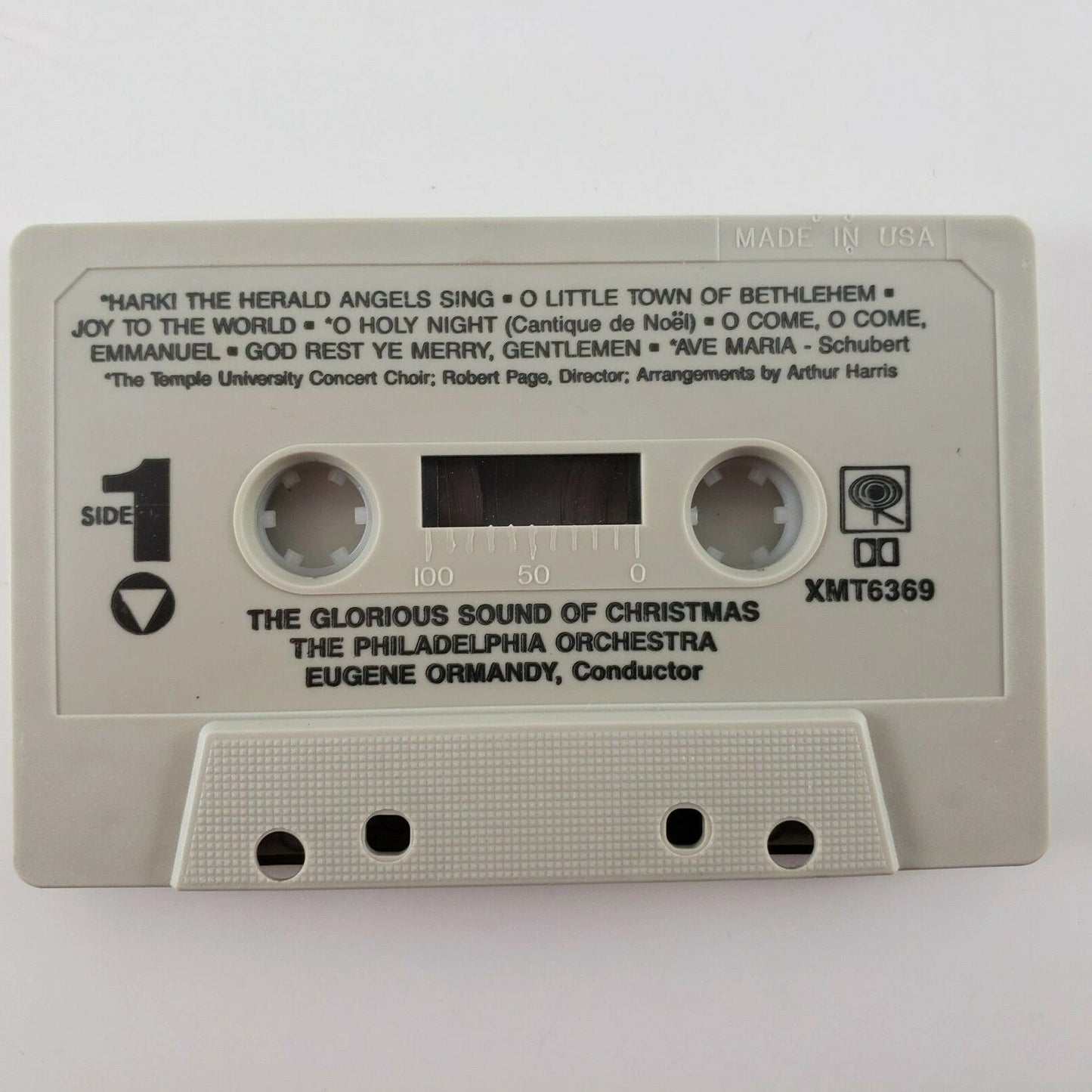 Glorious Sound Of Christmas Cassette Philadelphia Orchestra Eugene Ormandy VGC