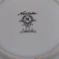 Noritake Cumberland Dessert Bowl 5.5" White Flowers Platinum Trim Vintage Japan