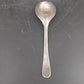 Vintage Raimond Silverplated Crystal Footed Oval Dish Spoon