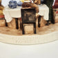 Sebastian Miniatures SML-405 America Remembers Family Feast Figurine 1982 Vtg