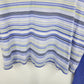 Sonoma Life Style 2 Pc Set Women's L Striped Top Blue Pants Cotton Loungewear