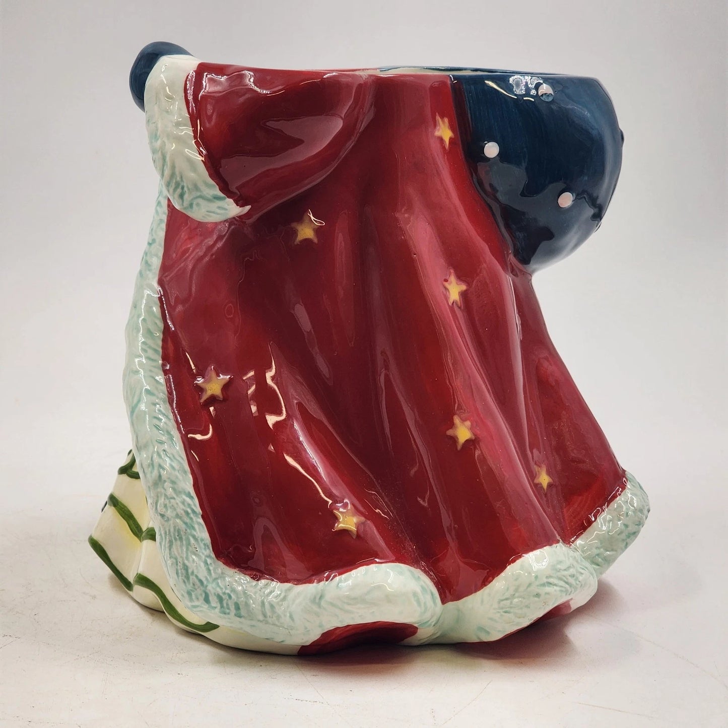 Christmas Santa Cookie Jar 12.5" Tall JC Penney Home Collectors Decor Edition