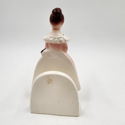 Mother in the Kitchen Prayer Lady Napkin Holder By Enesco 50s-60s Japan