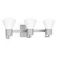 Quoizel Norton 3 Light LED Brushed Nickel Vanity Light 24 Inch