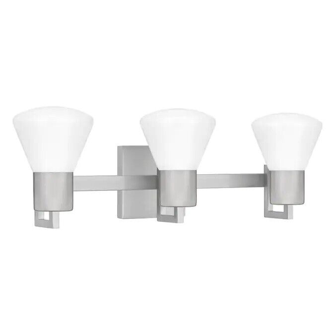 Quoizel Norton 3 Light LED Brushed Nickel Vanity Light 24 Inch