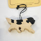 Prairie Dog Pottery Dog Puzzle Christmas Ornaments Wood 3 Pc Handmade Canada
