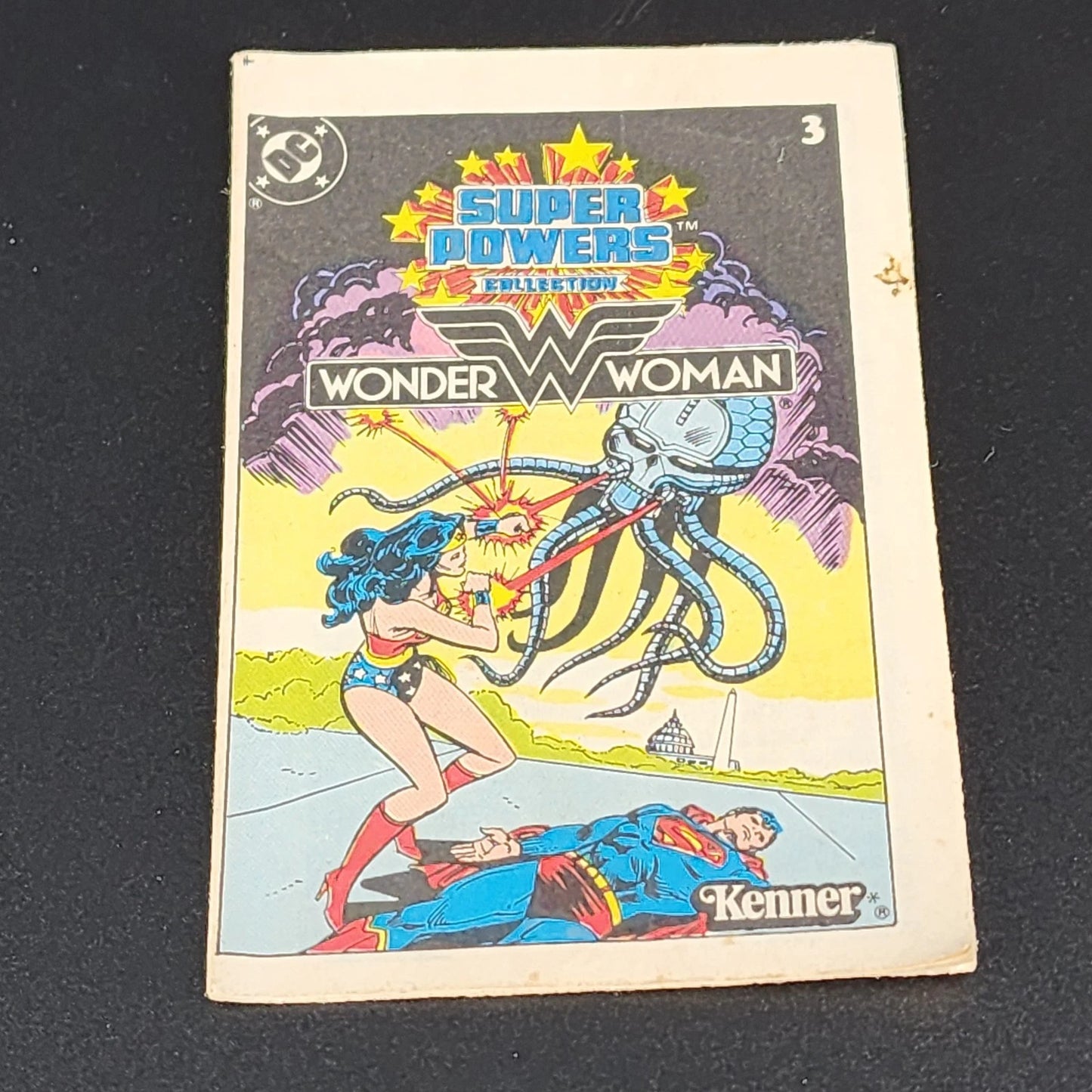 Kenner DC Super Powers Collection Wonder Woman Mini Comic Book #3 1983 Vintage