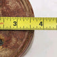 Handcrafted Speckled Stoneware Pottery Lidded Jar w Ribbon Handle Rustic Decor