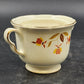 Autumn Leaf Sugar Bowl & Lid Ruffled D Hall's Superior Jewel Tea MCM Vintage