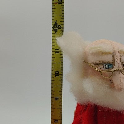 Jack in the Box Santa Claus Jax Handcrafted in Maine Wooden 11.75" Vintage 1988