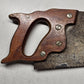 Warranted Superior 26" Crosscut Hand Saw Eagle Medallion Wood Handle Vintage