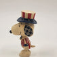 Peanuts Patriotic Snoopy Miniature Figurine by Jim Shore 3.75" Tall Multicolor