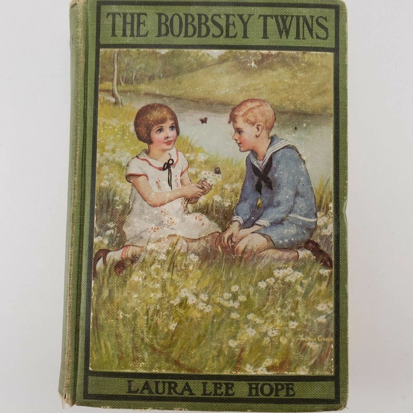 The Bobbsey Twins by Laura Lee Hope 1928 Hardcover DJ Merry Days Indoors Out