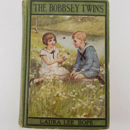 The Bobbsey Twins by Laura Lee Hope 1928 Hardcover DJ Merry Days Indoors Out