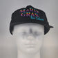 Sun Products Mardi Gras Snapback Hat 1980s Black Nylon
