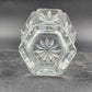 Gorham Avon Lead Crystal Vase 6.5” Clear Cut Crystal Hexagon Design Vtg 1987 USA