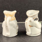 2 Royal Doulton Ceramic Toby Chef Characters Miniature Pitchers 1.25" Vintage