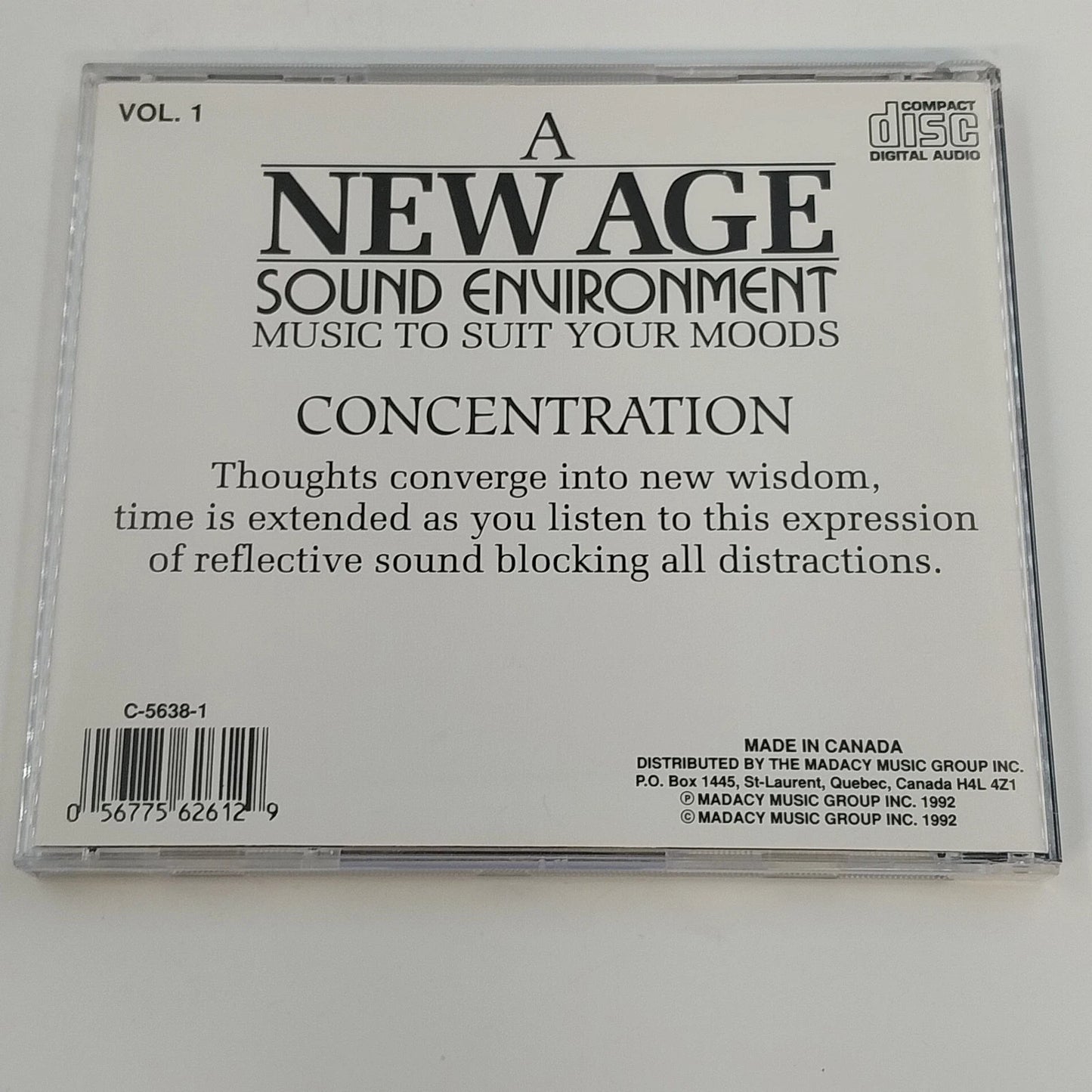 A New Age Sound Environment 4 CD Set Concentration Relaxation Romance Seduction
