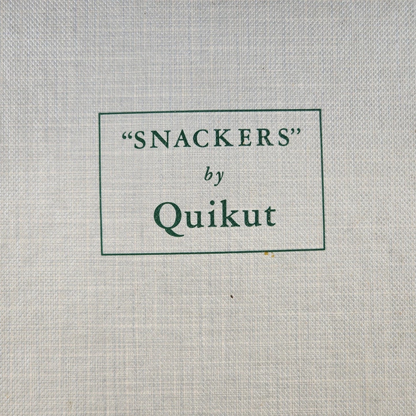 Quikut Snackers 6-Piece Stainless Steel Knife Set Butter Spreaders with Box NOS