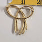 Trifari Signed Gold Tone Bow Brooch Multiple Ends Design 2" x 1.5" Vintage