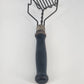 Double Wire Potato Masher Black Wood Handle Spring Action Twisted Wire Vintage