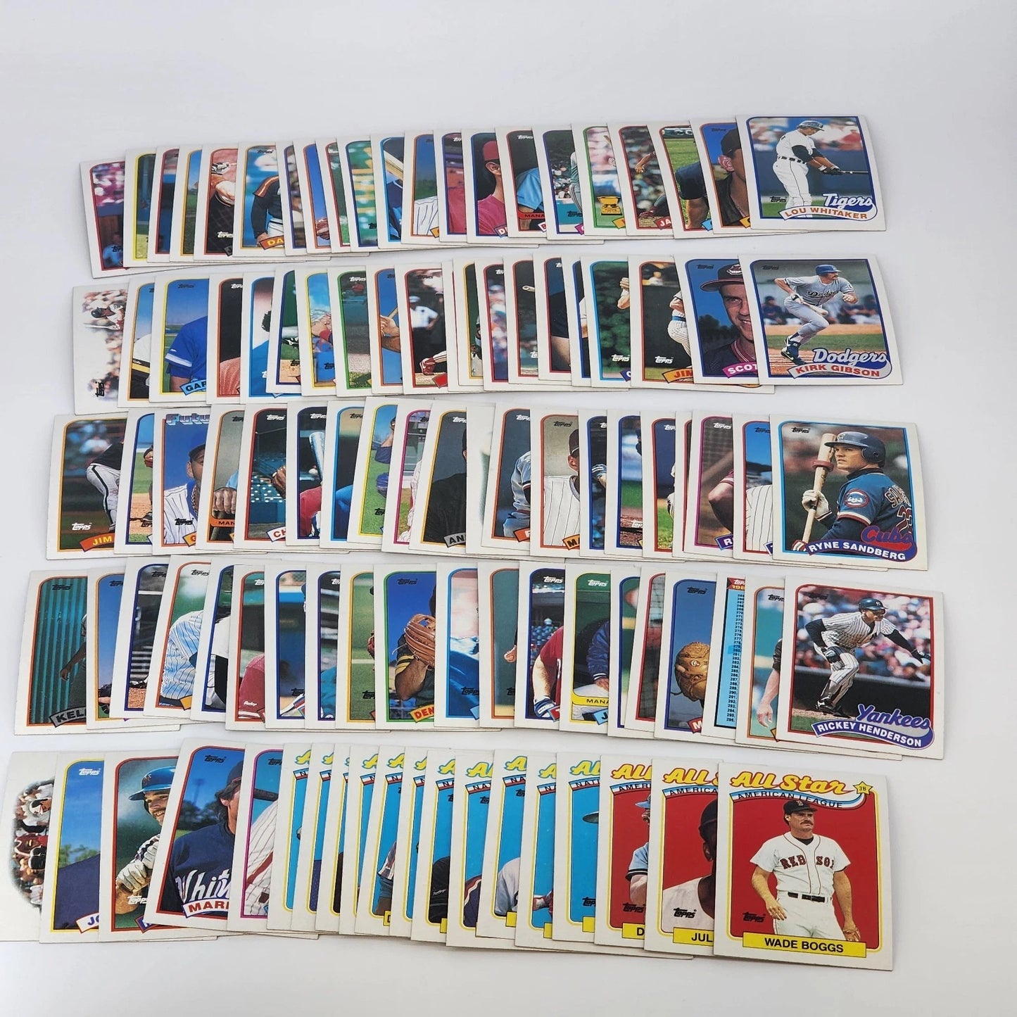 Topps 1988 MLB Baseball Cards Coach Players #300-399 Monthly Scoreboard Lot 100