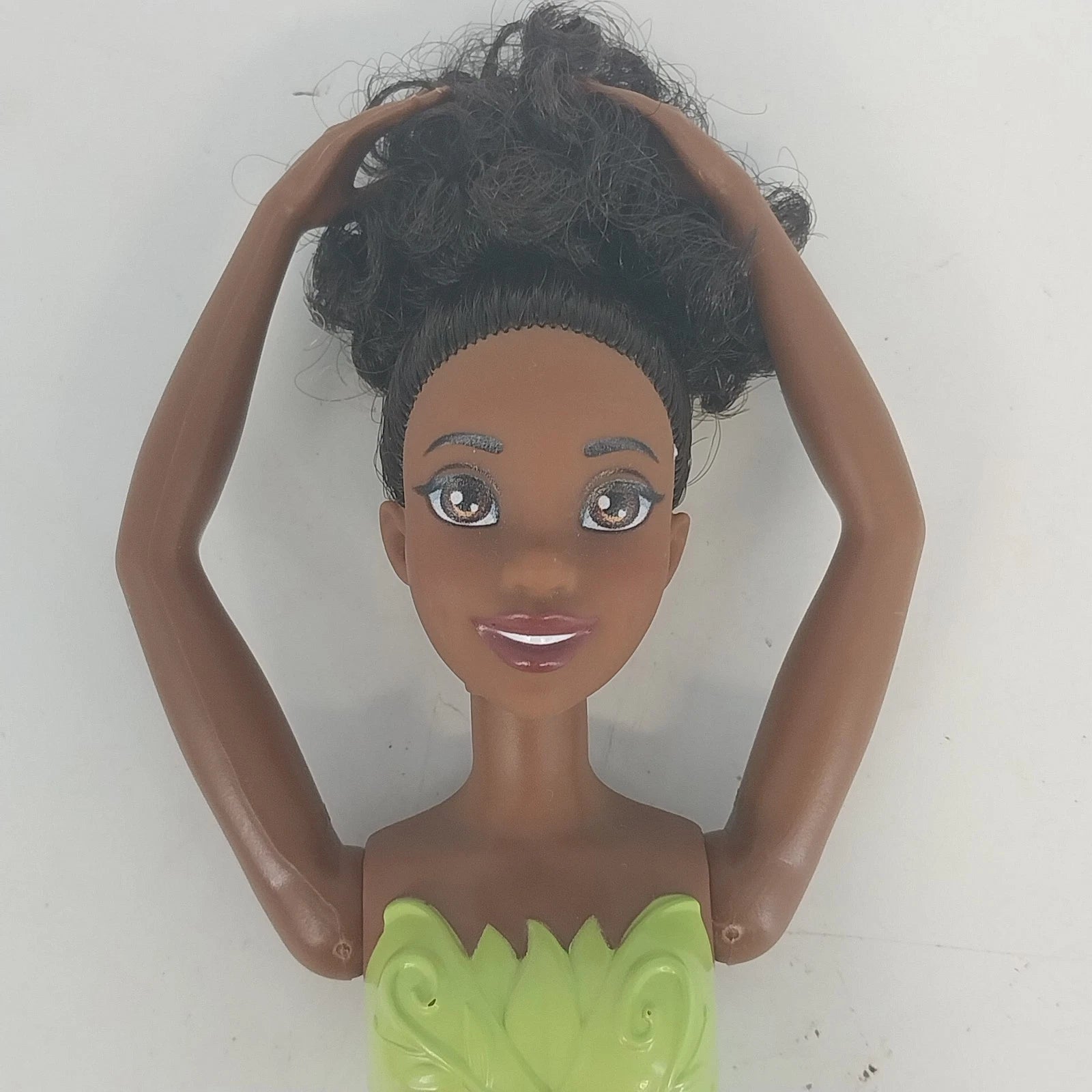 Disney Princess Tiana ballet doll green dress