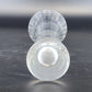 Vintage Lenox Optika Full Lead Crystal Bud Vase Clear Swirl 7 Inch