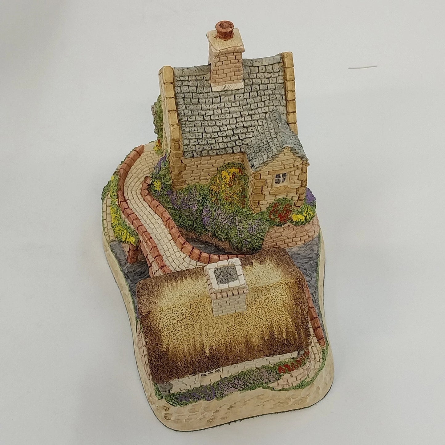 David Winter Cottage Only a Span Apart Irish Cottage 1991 Box COA Handmade Vtg